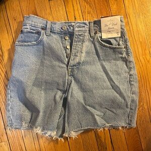 Abercrombie and Fitch high waist 7in dad shorts Curve Love